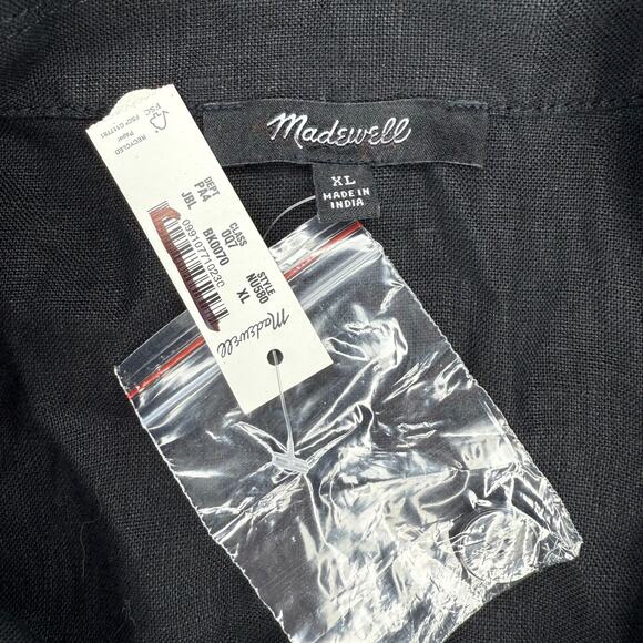 NWT Madewell Pleated Midi Shirtdress in 100%
Linen Size XL - Picture 8 of 8